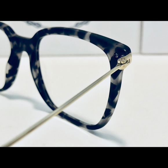 Prada Eyeglasses Matte Havana Gray w/Gold New 53mm - Picture 5 of 8